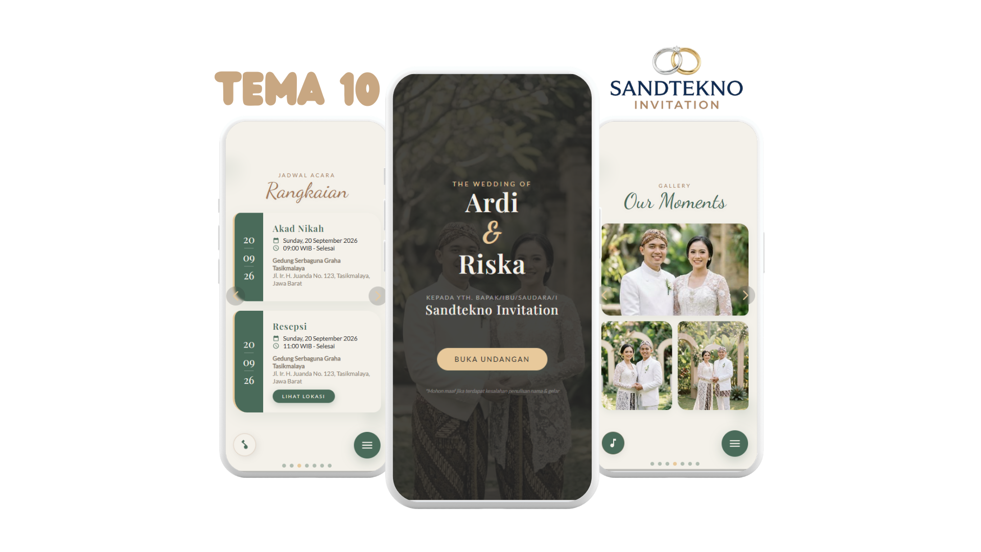 TEMA 10 Alam / Natural (Earthy)